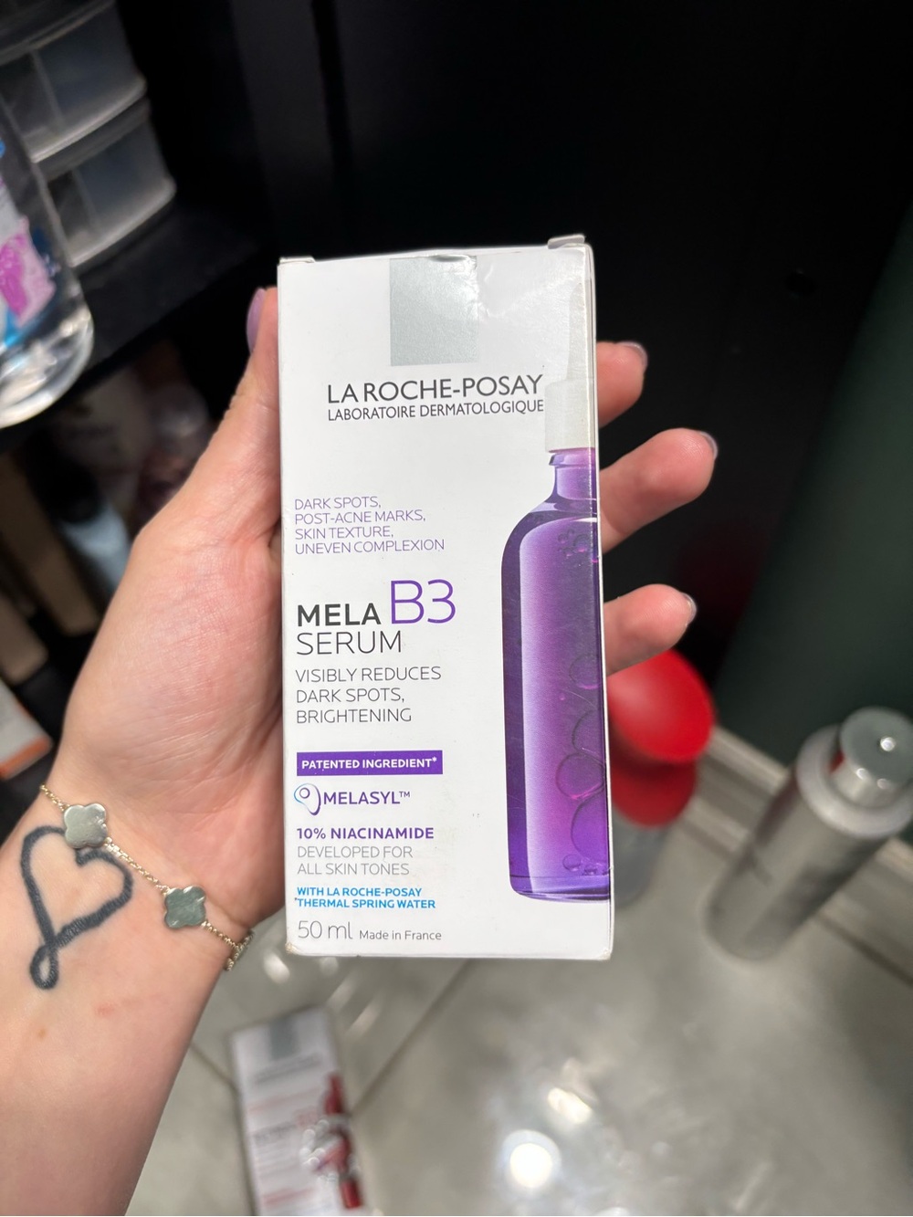 La Roche-Posay Mela B3 Serum - White & Purple Box NEW